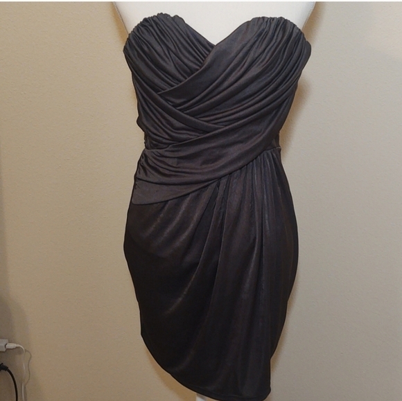 Express Dresses & Skirts - Express Gray Strapless Dress
